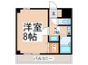 トレイズⅡ 1Kの間取り