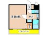 トレイズⅡ 1Kの間取り