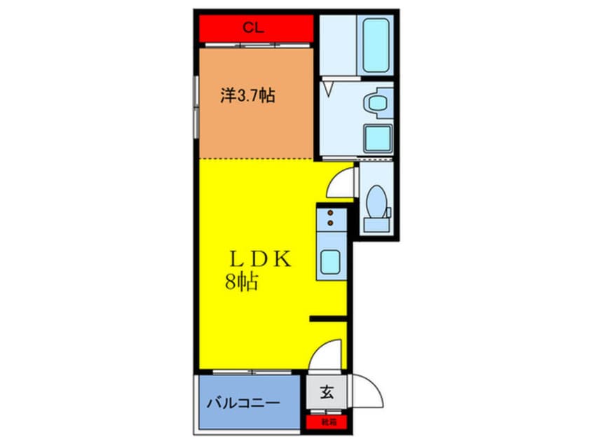 間取図 ｓｔａｇｅ千船