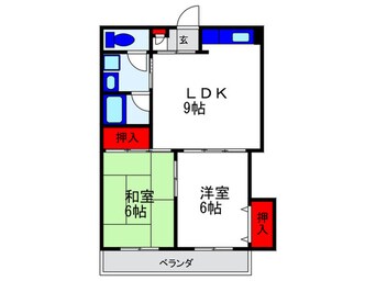 間取図 ブリックハイツ東豊中