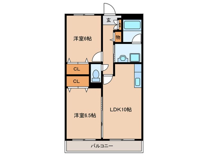 間取り図 アクロスⅡ