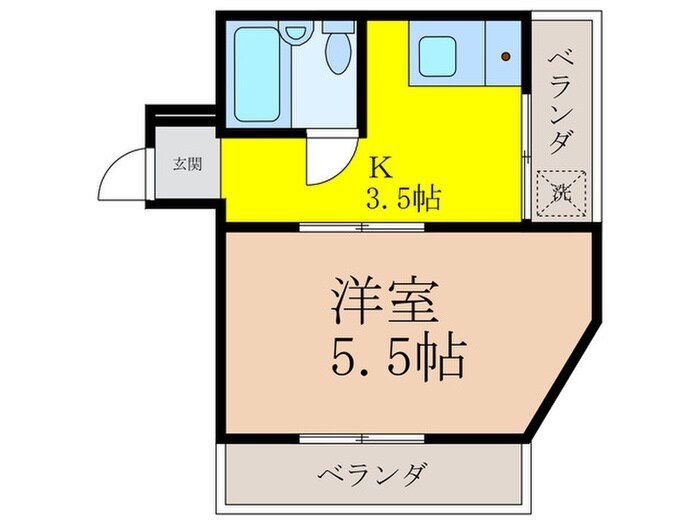 間取り図 シティハイツ槻木