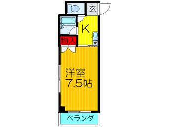 間取図 Ｍプラザ津田駅前 八番館