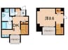 ＦＬＡＴ３４西宮 1DKの間取り