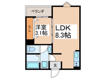 間取図 仮)F+style藤井寺道明寺1号館