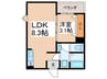 仮)F+style藤井寺道明寺1号館 1LDKの間取り