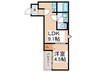仮)F+style藤井寺道明寺1号館 1LDKの間取り