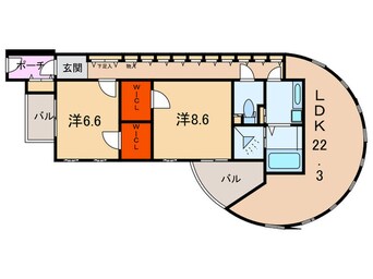 間取図 シルバ－ウィリアムス