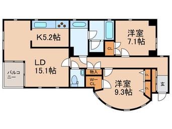 間取図 シルバ－ウィリアムス