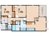 シルバ－ウィリアムス 2LDKの間取り