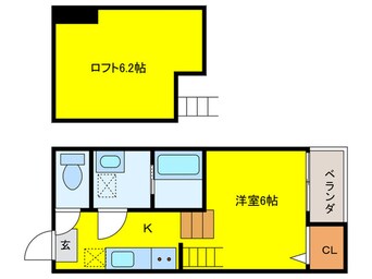 間取図 stage　東中浜