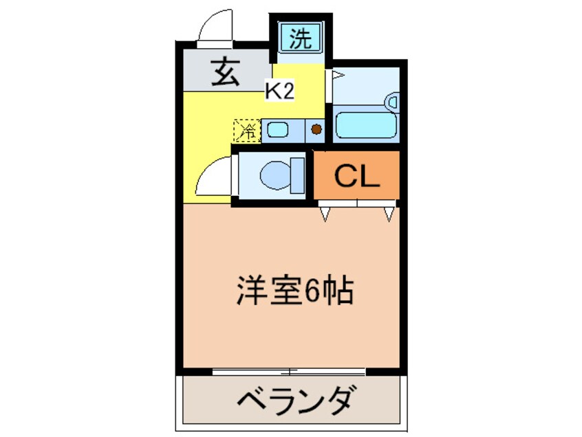 間取図 グランヴェ－ル深澤