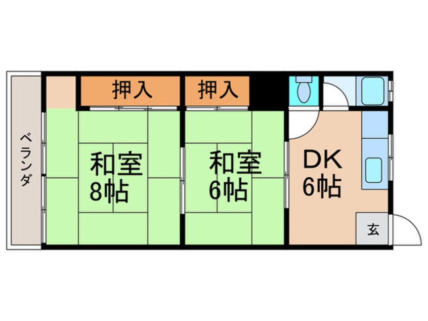 間取図 千代田マンション