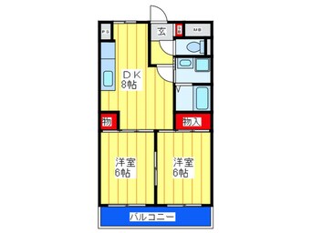 間取図 サンスクエア堀江