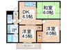 スリーダイレクションⅠ 3DKの間取り