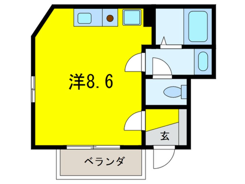 間取図 シティハウス高司