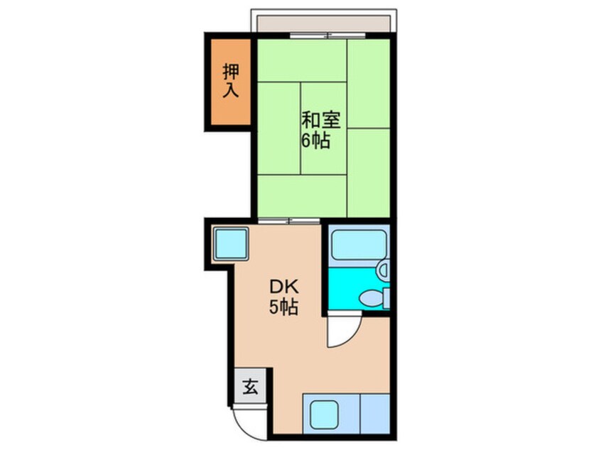 間取図 コスモハイツ