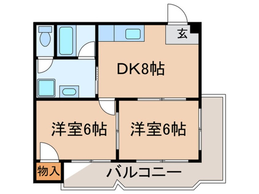 間取図 サニ－マンション東部