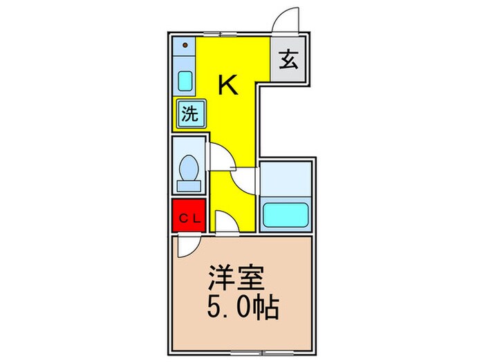 間取り図 ロイヤルハイツ緑地公園