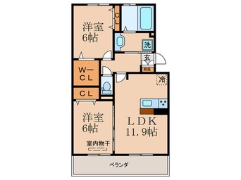 間取図 アルタ唐崎ビュー