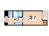 Ｖｅｒｒｅ天王寺 1Kの間取り