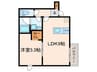 Hidamari　～Orange～ 1LDKの間取り