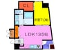 ＷＯＢ  ＮＩＳＨＩＵＭＥＤＡ 1LDK+Sの間取り