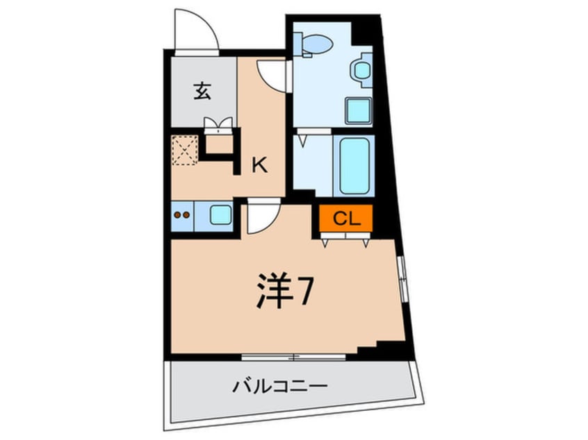 間取図 ドルチェヴィ－タ王子公園