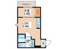 仮)F+style藤井寺道明寺2号館 1LDKの間取り