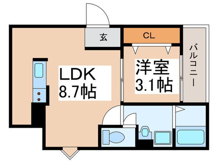 間取り図 仮)F+style藤井寺道明寺2号館