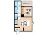 仮)F+style藤井寺道明寺2号館 1LDKの間取り
