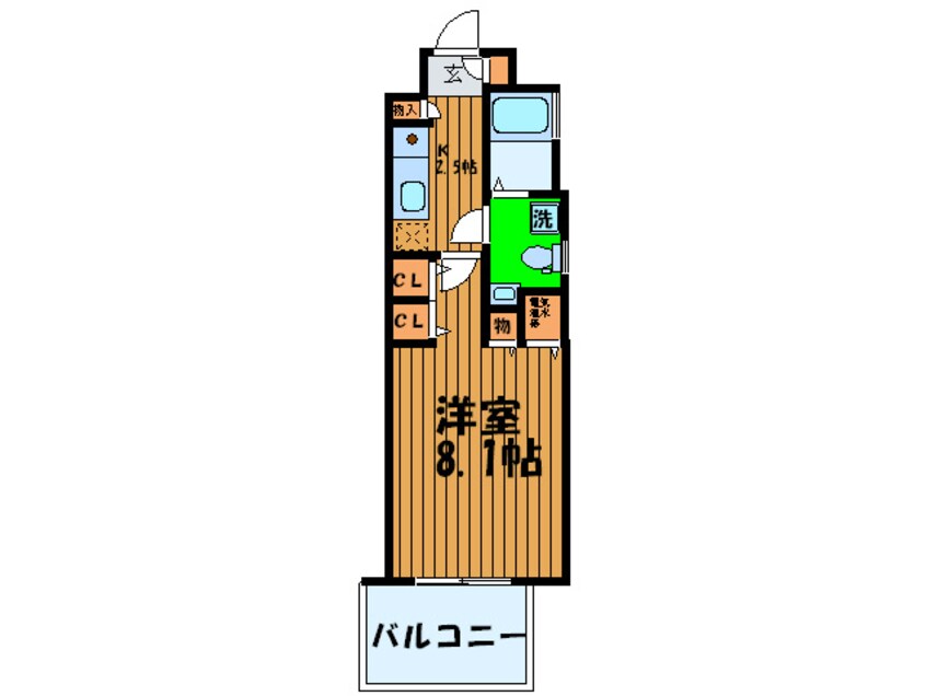 間取図 グラマシー京橋