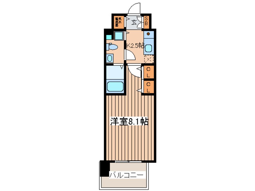 間取図 グラマシー京橋