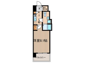 間取図 グラマシー京橋