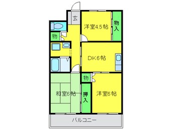 間取図 ナヴィール楠