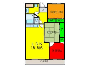 間取図 メゾンアベニール