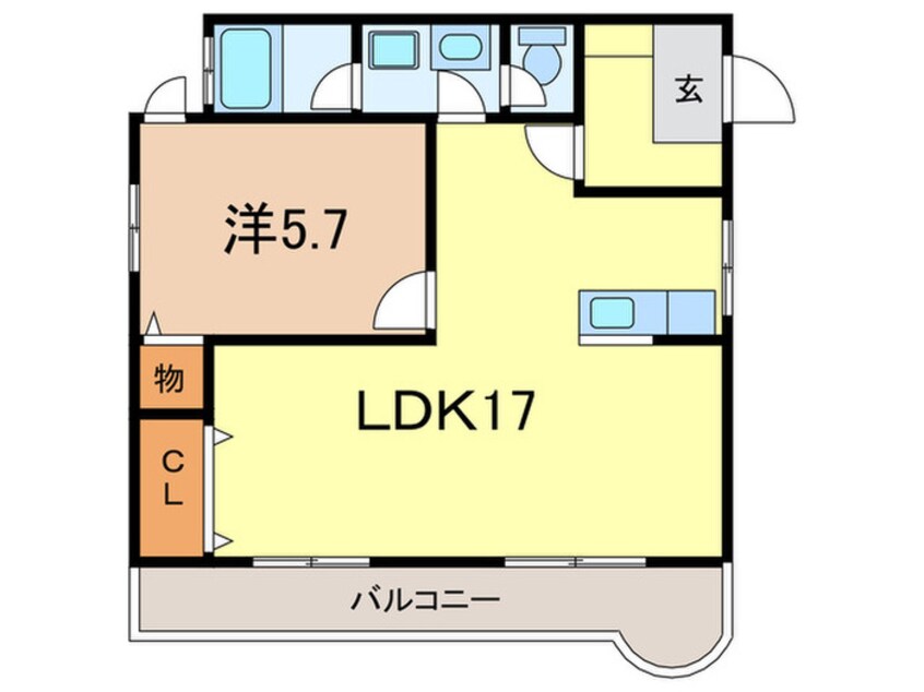 間取図 ハイツＫ