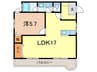 ハイツＫ 1LDKの間取り