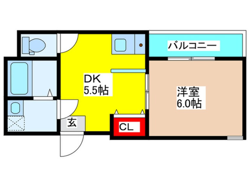 間取図 プリマベーラ新今里