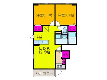 間取図 ガーデンハウスＫＫ