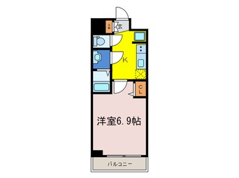 間取図 プレサンスTHE KYOTO華苑(208)