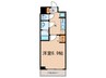 プレサンスTHE KYOTO華苑(208) 1Kの間取り