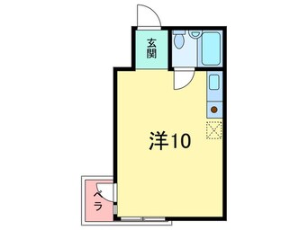 間取図 シャト－ジュネス住吉