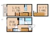 R-MF 1LDKの間取り