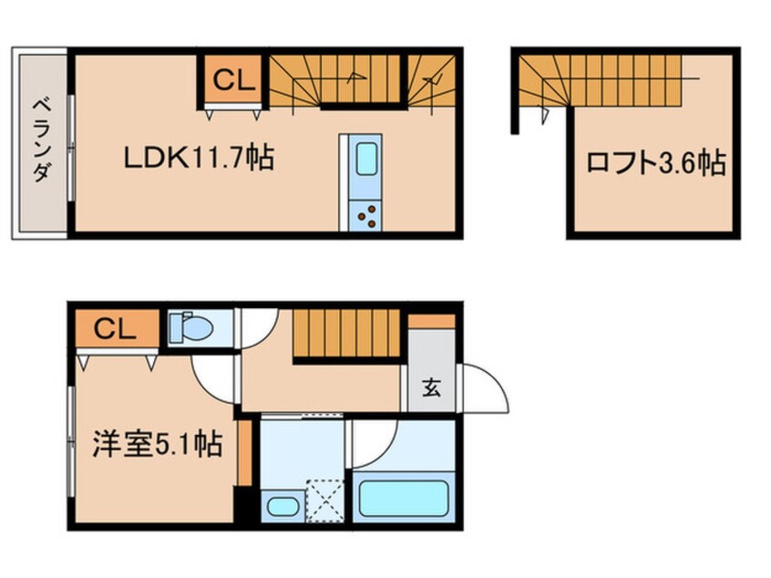 間取図 R-MF