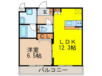 間取図 Centro Paese (ｾﾝﾄﾛ ﾊﾟｴ-ｾﾞ)