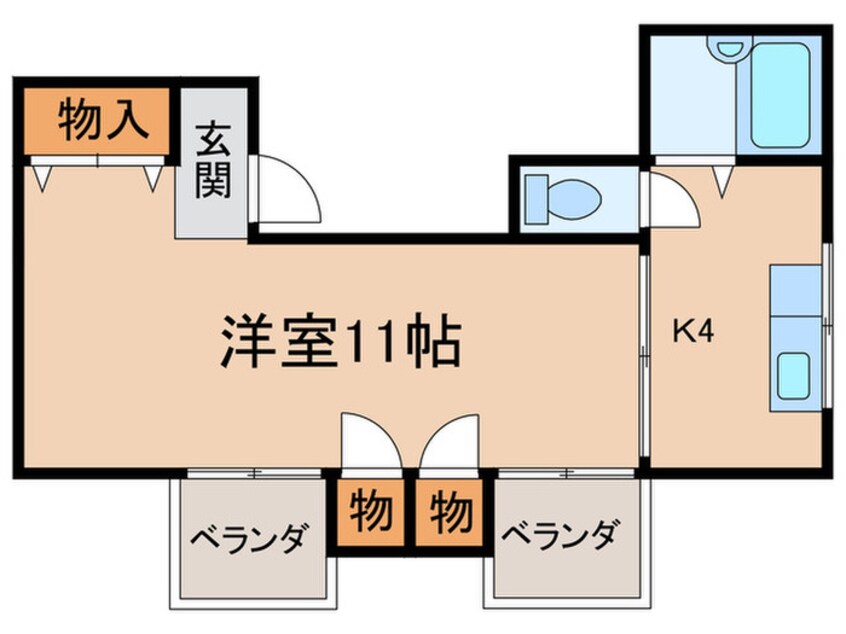 間取図 平野西コスモハイツ