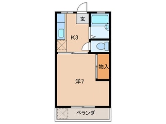 間取図 パナハイツ柴田