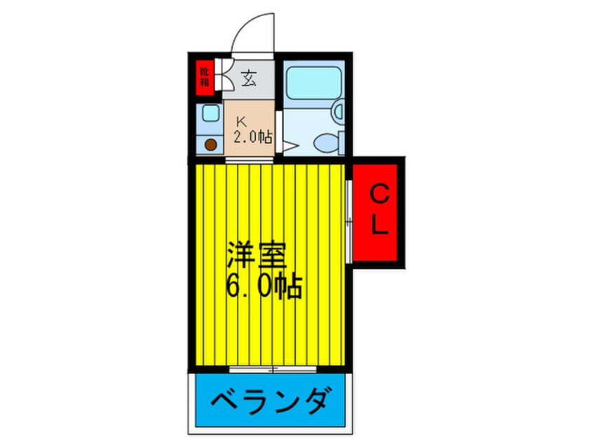 間取図 レスポワ－ル２１