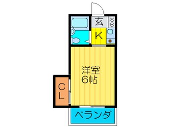 間取図 レスポワ－ル２１